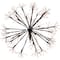 12" Pre-Lit LED Brown Christmas Ball Decoration